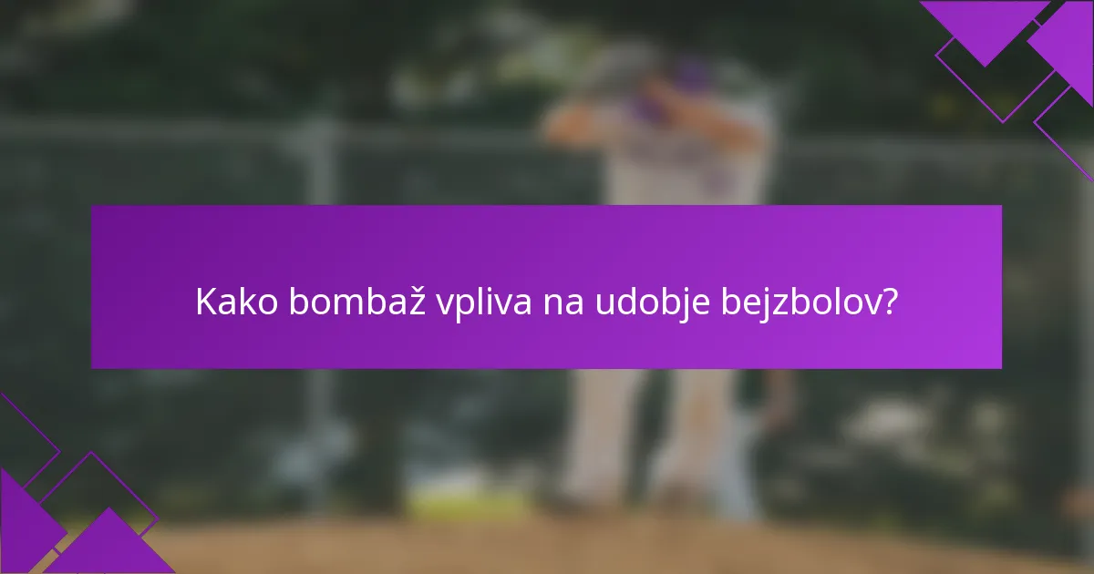 Kako bombaž vpliva na udobje bejzbolov?